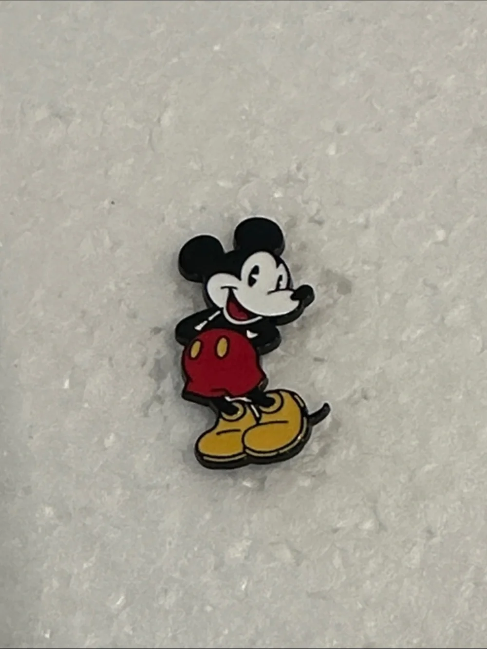 Disney Mickey Mouse Enamel Pin in Black, Red & Yellow